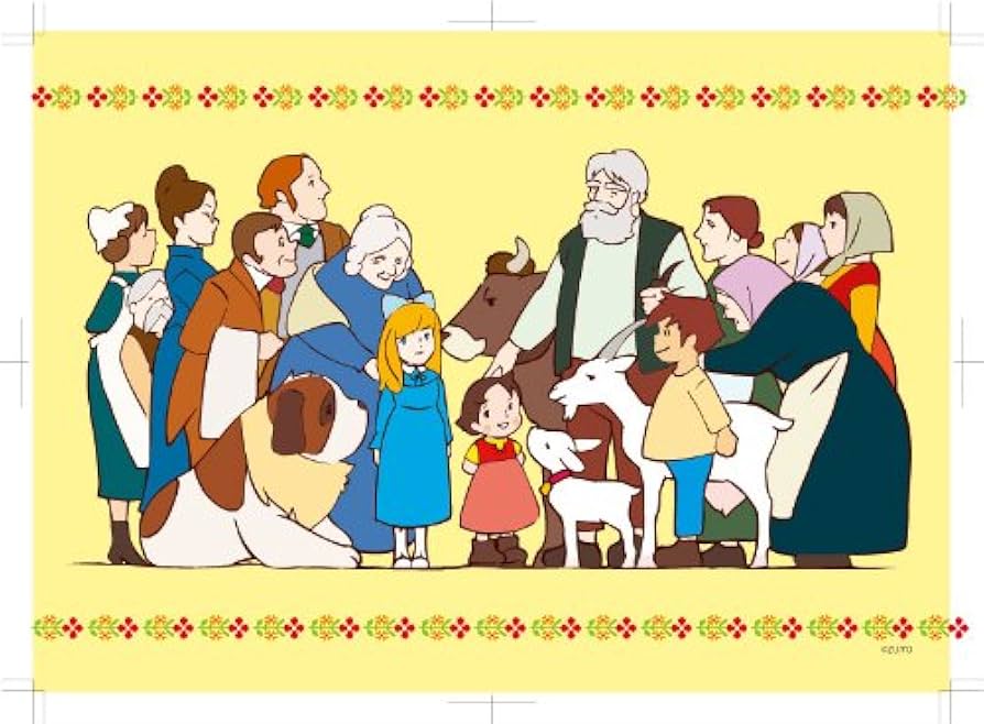 Amazon.co.jp: 108ピース ジグソーパズル アルプスの少女ハイジ オール