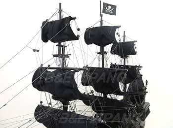 Amazon | 帆船模型 完成品 木製 カリビアンパイレーツ ブラックパール
