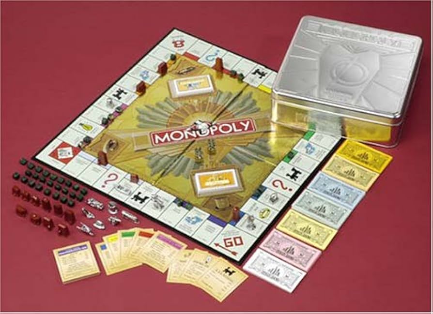 Amazon.co.jp: モノポリー70周年記念エディション「英語版」 : おもちゃ