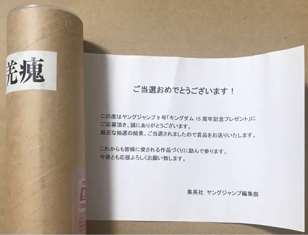 Amazon.co.jp: キングダム 羌瘣 きょうかい A1ポスター 週刊ヤング