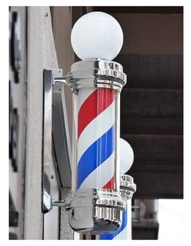 Amazon.co.jp: 【在庫限り】 サインポール 特大 インテリア 理容店