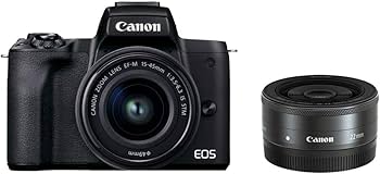 Amazon.co.jp: Canon ミラーレス一眼カメラ EOS Kiss M2 ダブルレンズ