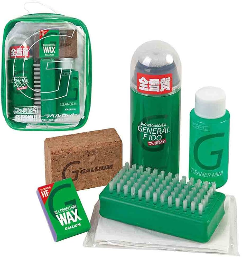 Amazon | スノボ 板 ワックス セット フッ素配合 簡易ワックス GALLIUM