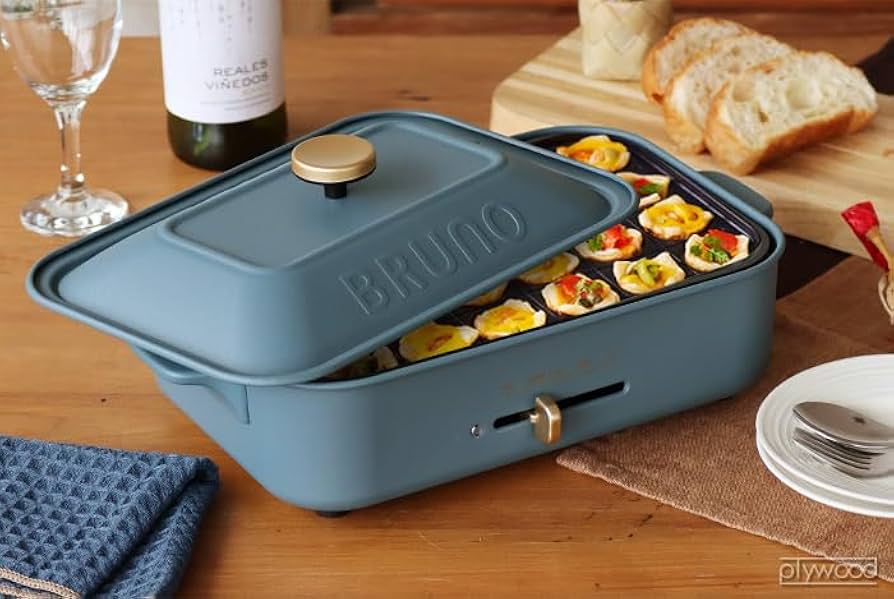 Amazon | BRUNO ブルーノ コンパクトホットプレート 本体 プレート2種