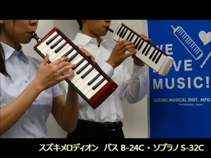 Amazon.co.jp: SUZUKI スズキ 鍵盤ハーモニカ メロディオン バス B-24C