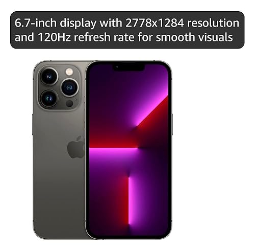 Amazon.com: Apple iPhone 13 Pro Max, 512GB, Graphite - Unlocked