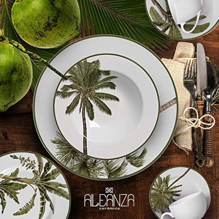 Conjunto Alleanza de 6 Xicaras Café com Pires Malibu, Padrão