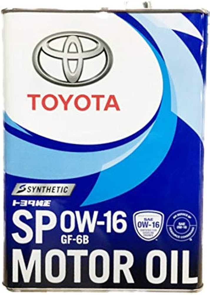 Amazon | TOYOTA純正モーターオイル SP 0W-16 4L 08880-13105 | 車用