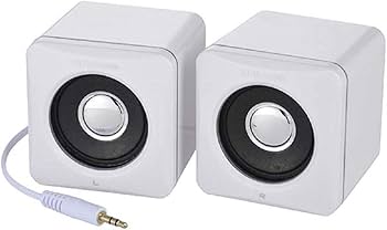 Amazon.co.jp: オーム電機 ステレオミニスピーカー ホワイト ASP-204N