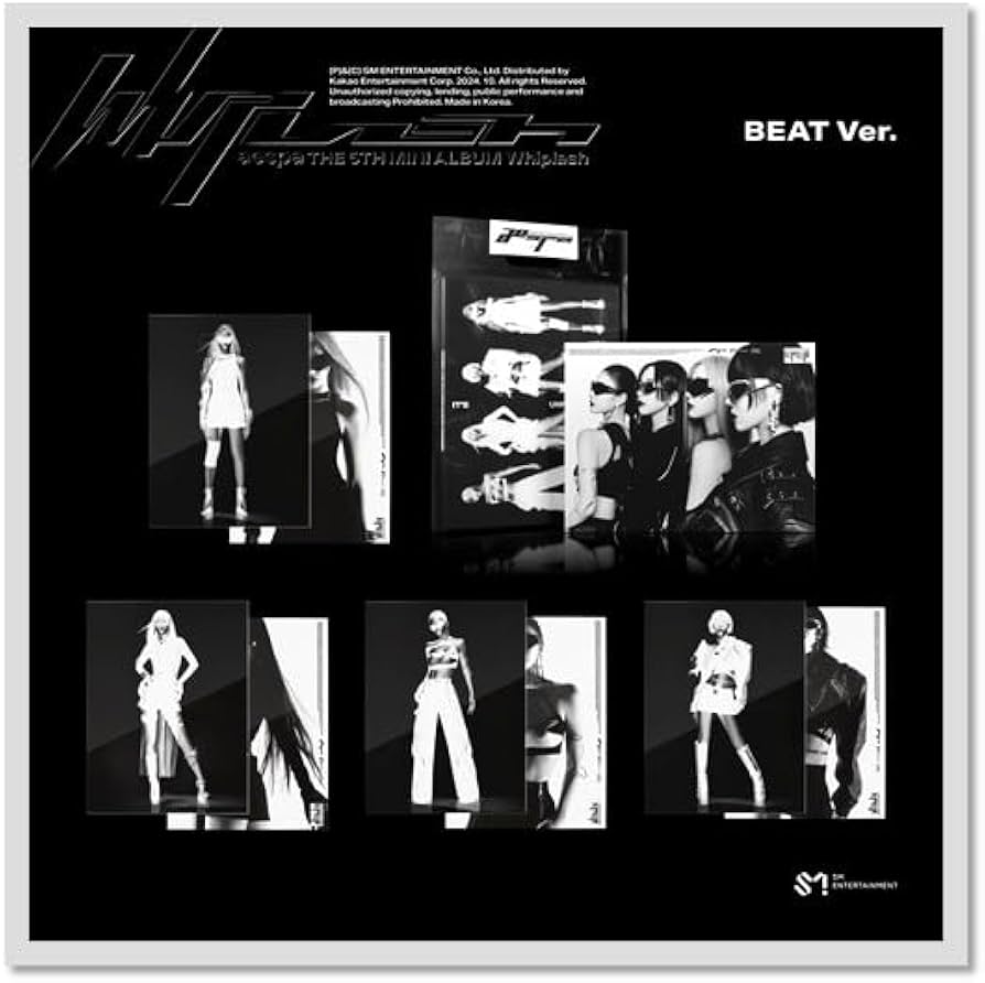 Amazon.com: aespa Whiplash 5th Mini Album BEAT Ver with Tracking