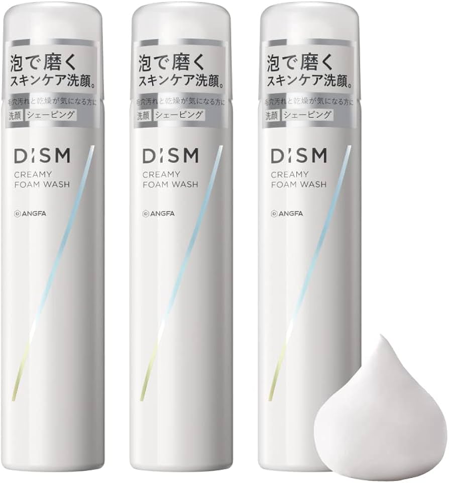Amazon | 【濃密！炭酸 泡洗顔】 DISM クリーミーフォームウォッシュ 3