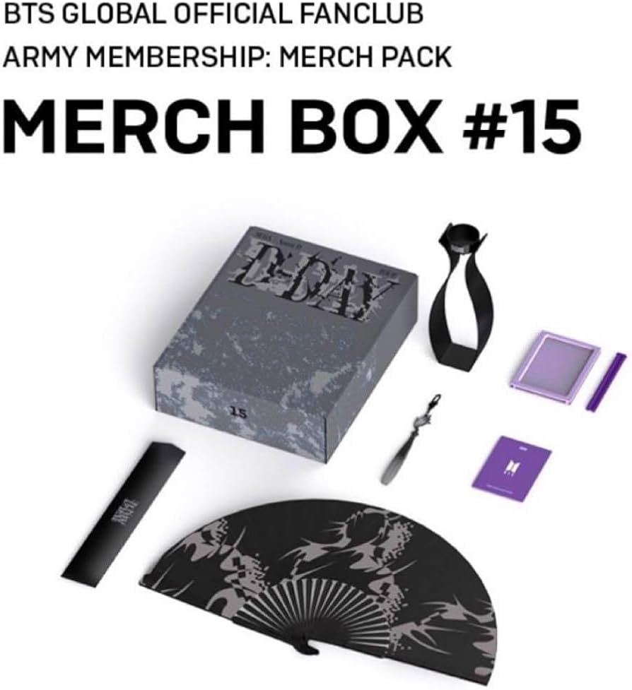 Amazon.co.jp: bts merch box 15 ユンギ マーチボックス merchbox