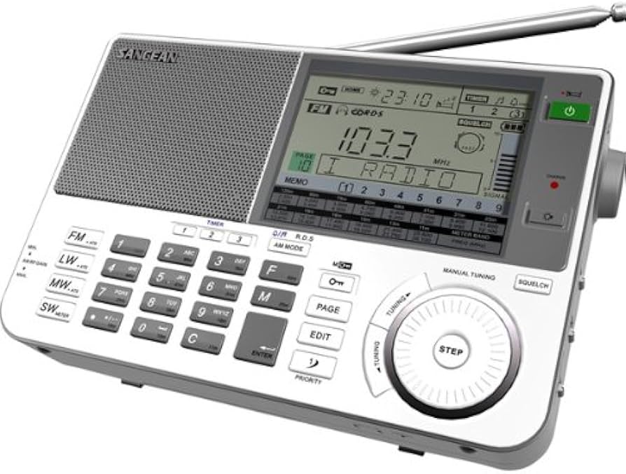 Amazon | Sangean ATS-909X (白) FM76-108MHz 100VACアダプター 日本語