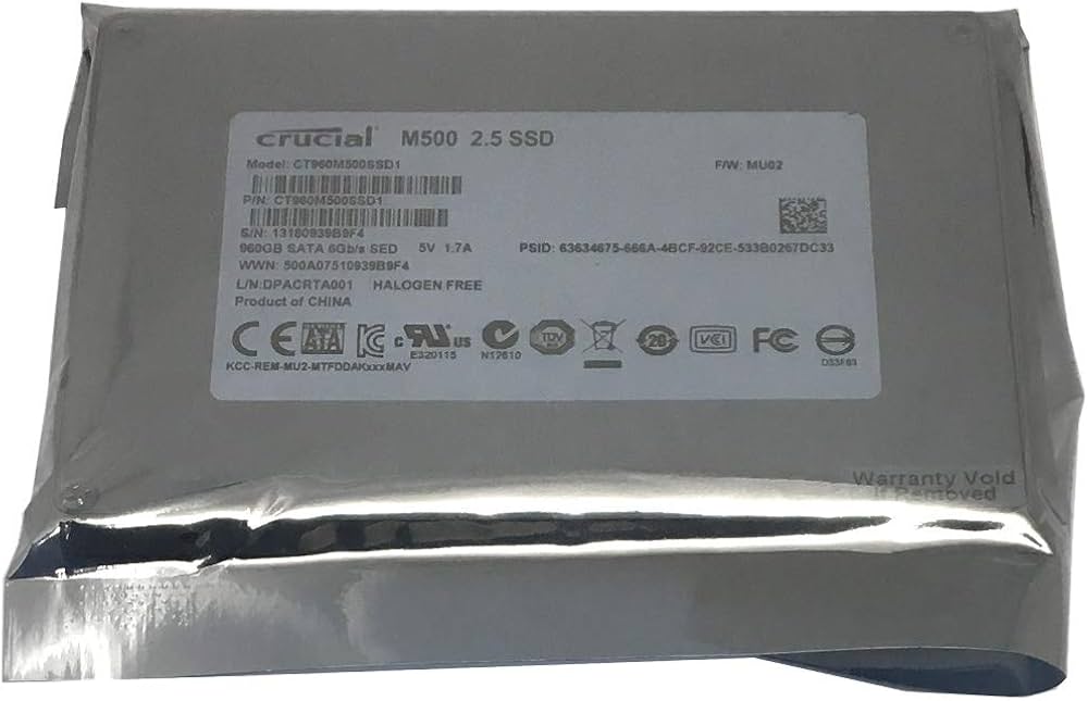 Amazon | Crucial M500 CT960M500SSD1 960GB 2.5インチ SATA III MLC