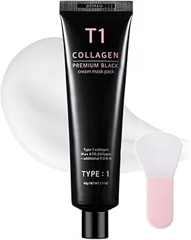 Amazon.co.jp: T1コラーゲンパック プレミアムブラック 60g コラーゲン