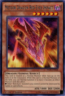 Amazon.co.jp: 遊☆戯☆王/ Meteor Dragon red-eyes Impact ( Rare