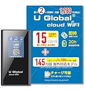 Amazon.co.jp: ［U Global i1 plus］チャージWiFi モバイルルーター