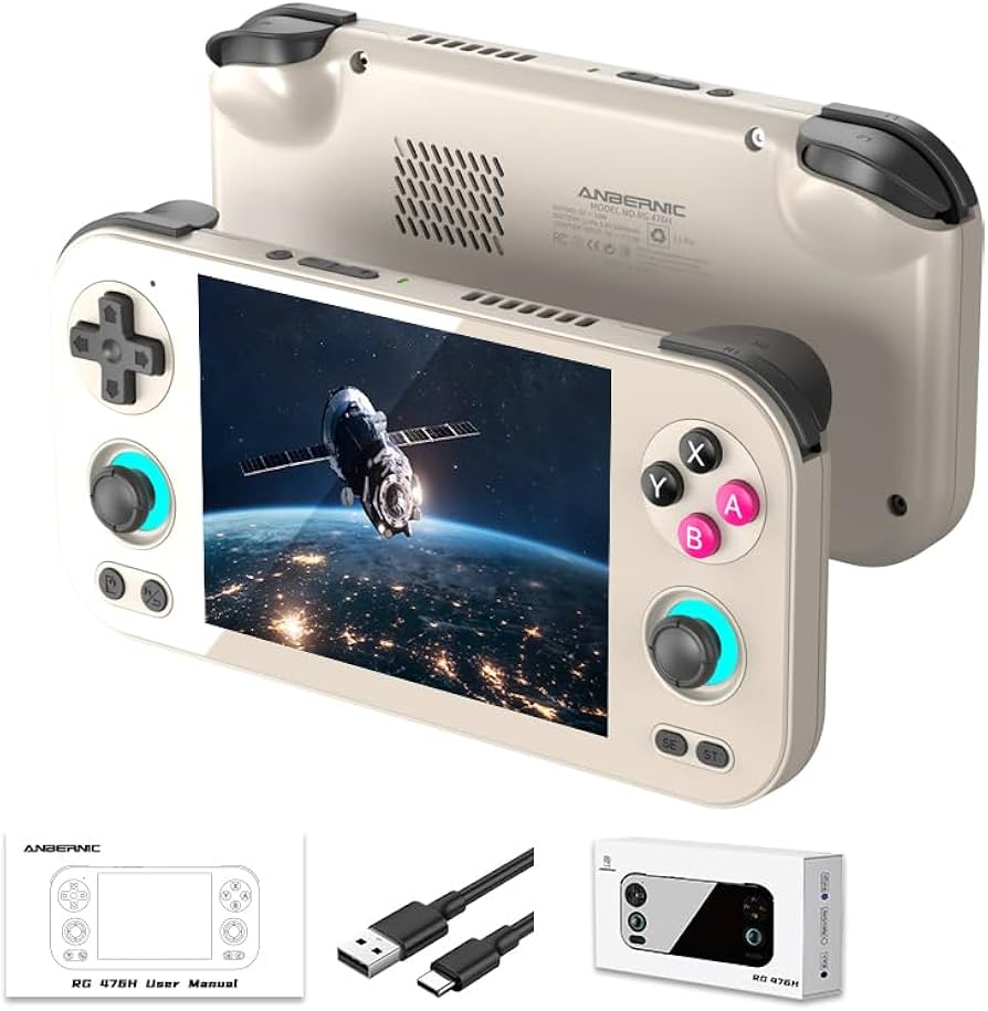 Amazon.com: Anbernic RG476H Retro Handheld Game Console 4.7-inch