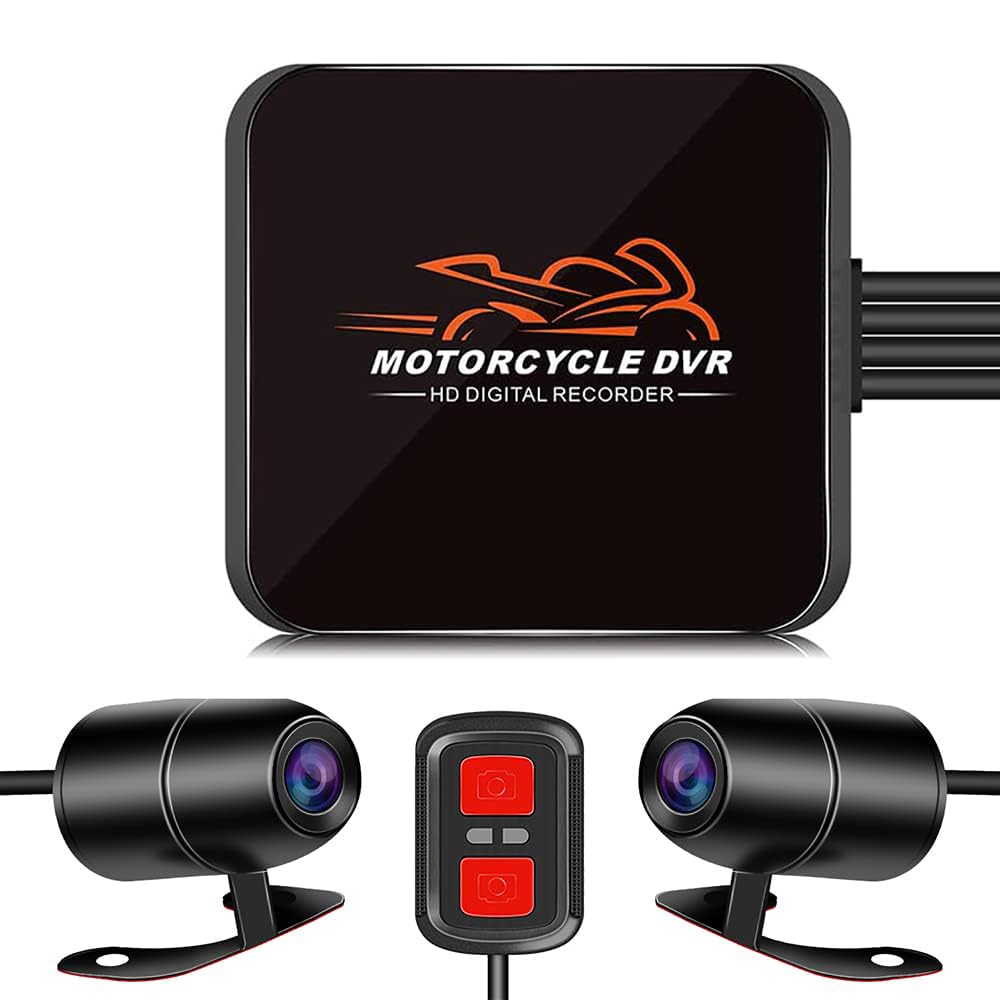 Amazon.co.jp: Motocam バイク用ドライブレコーダー 前後防水カメラ