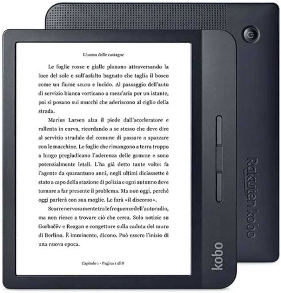 Kobo Libra H2O Black, N873-KU-BK-K-EP (Refurbished): Amazon.co.uk