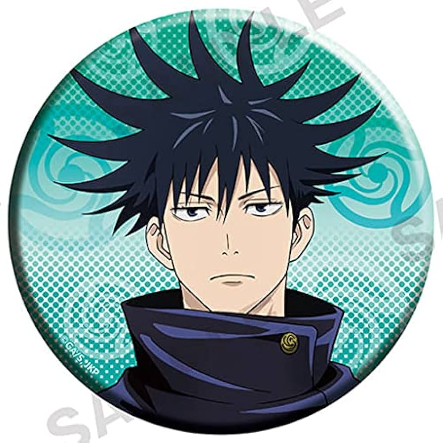 Amazon | 呪術廻戦 じゅじゅ缶バッジ+75 伏黒恵 単品 | バッジ | おもちゃ