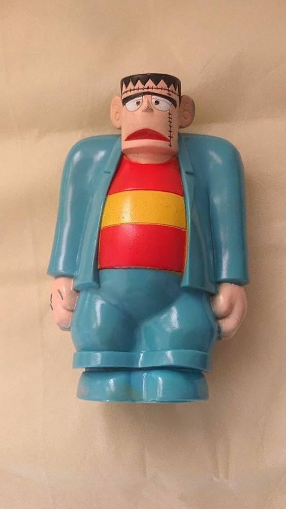 Amazon.co.jp: 昭和レトロ怪物くんフランケン貯金箱フィギュア : おもちゃ