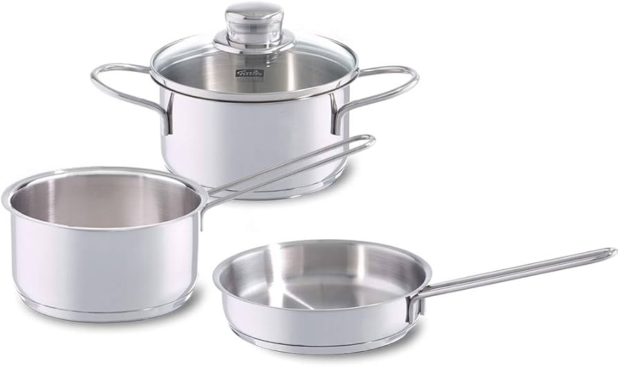 Amazon.co.jp: フィスラー(Fissler) ステンレス鍋 スナッキーセット