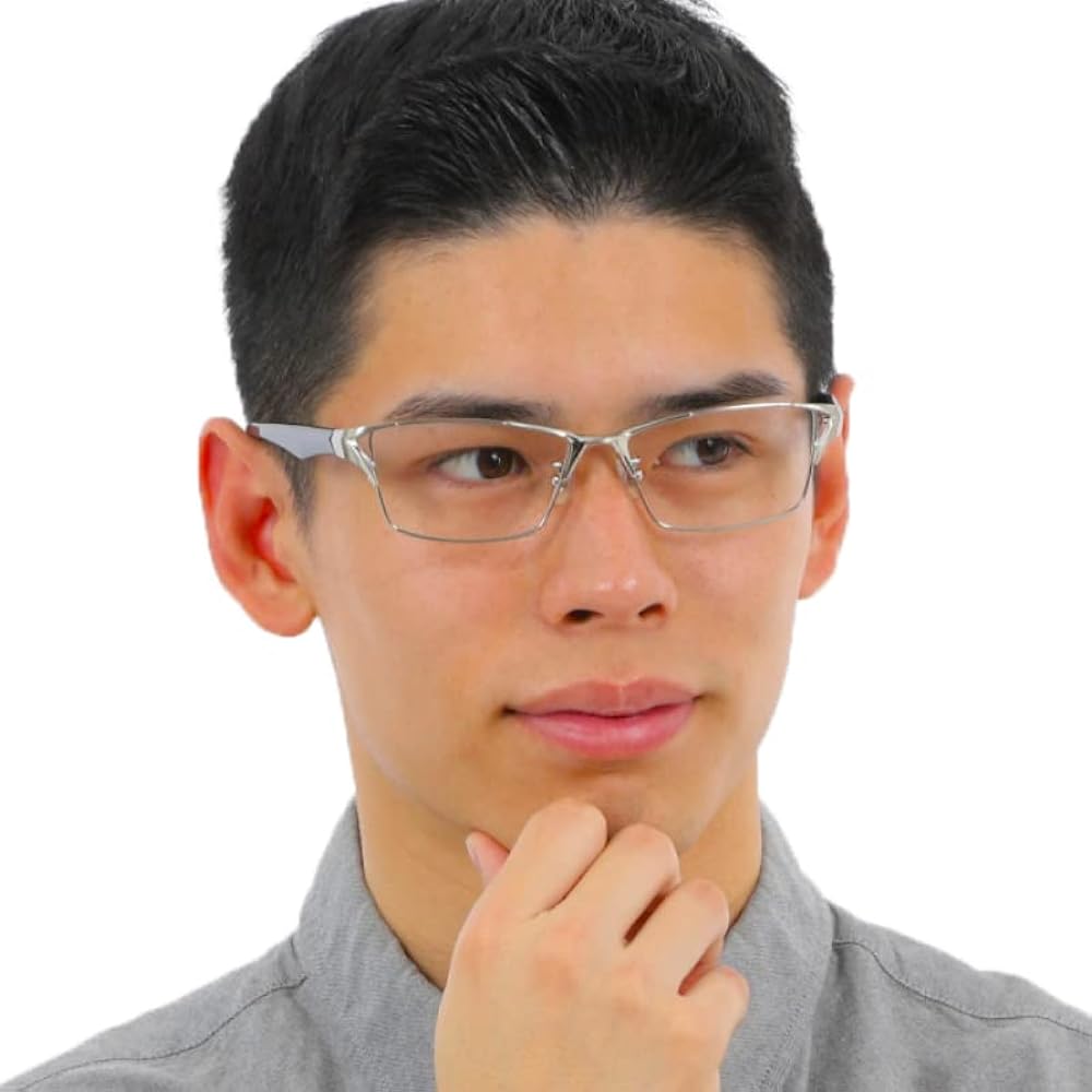 Amazon.co.jp: スーパーブルーライトカットメガネ PCメガネ ブルー