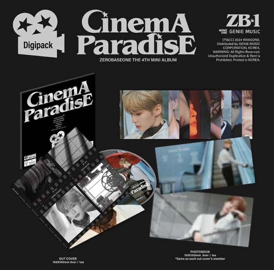 Amazon.co.jp: ZEROBASEONE 4th Mini Album CINEMA PARADISE (Digipack