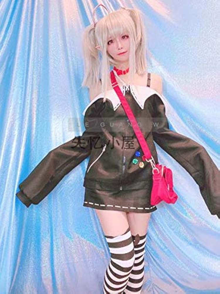 Amazon.co.jp: バーチャルYouTuber 魔界ノりりむ コスプレ衣装 +鞄