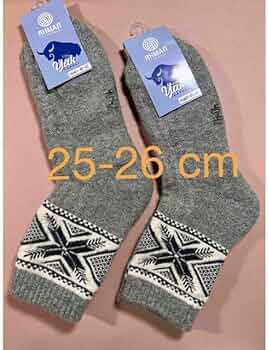 Amazon.co.jp: YANMAL ヤクウール ソックス モンゴル あったか靴下 2足