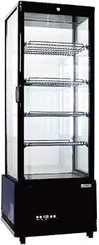 Amazon | レマコム 4面ガラス 冷蔵ショーケース 130L R4G-130SLB