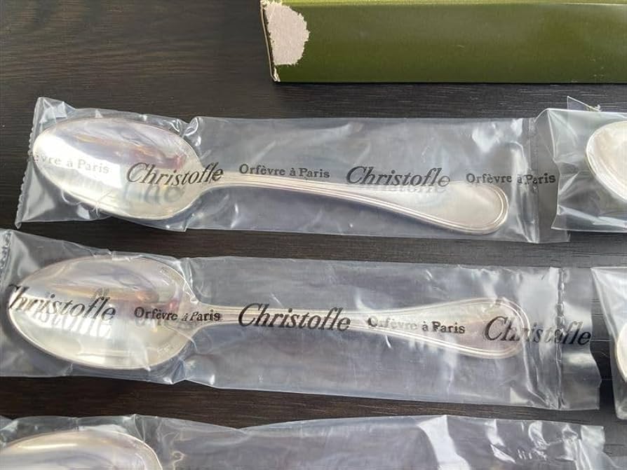 Amazon | Christofle クリストフル 銀メッキ製 シルバー スプーン 6本