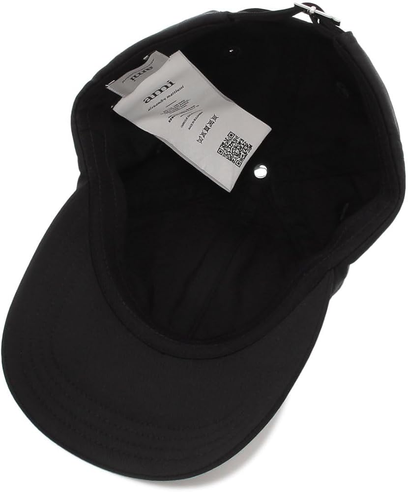 Amazon | [アミパリス]帽子 ベースボールキャップ ブラック レディース