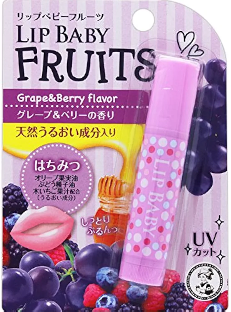 Amazon.co.jp: メンソレータム リップベビーフルーツ グレープ&ベリー