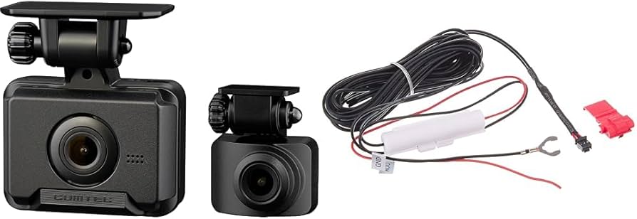 Amazon | 【セット買い】コムテック ドライブレコーダー ZDR043 前後2