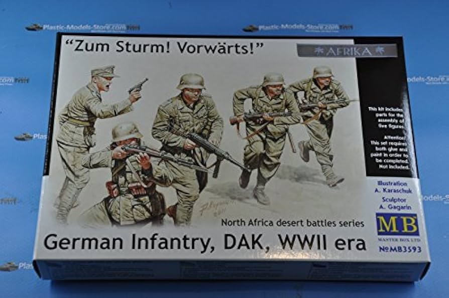 Amazon.com: German Infantry, DAK, WWII, North Africa desert
