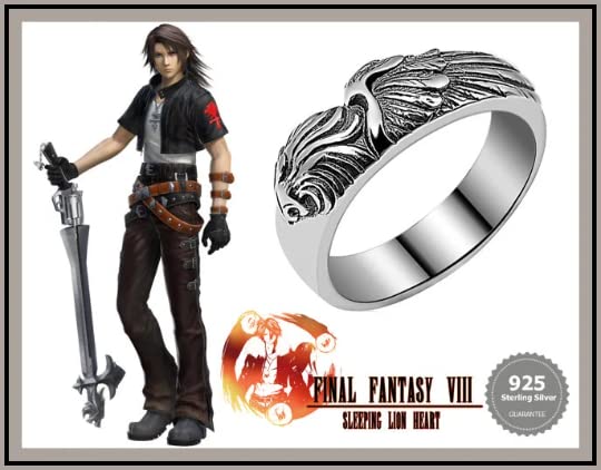 Amazon.co.jp: シルバー F.ファンタジー リング ～ FF8 ゲーム