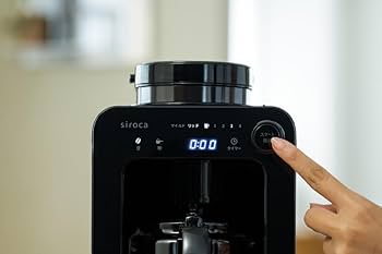 Amazon | シロカ 全自動コーヒーメーカー SC-A271 ブラック｜豆・粉