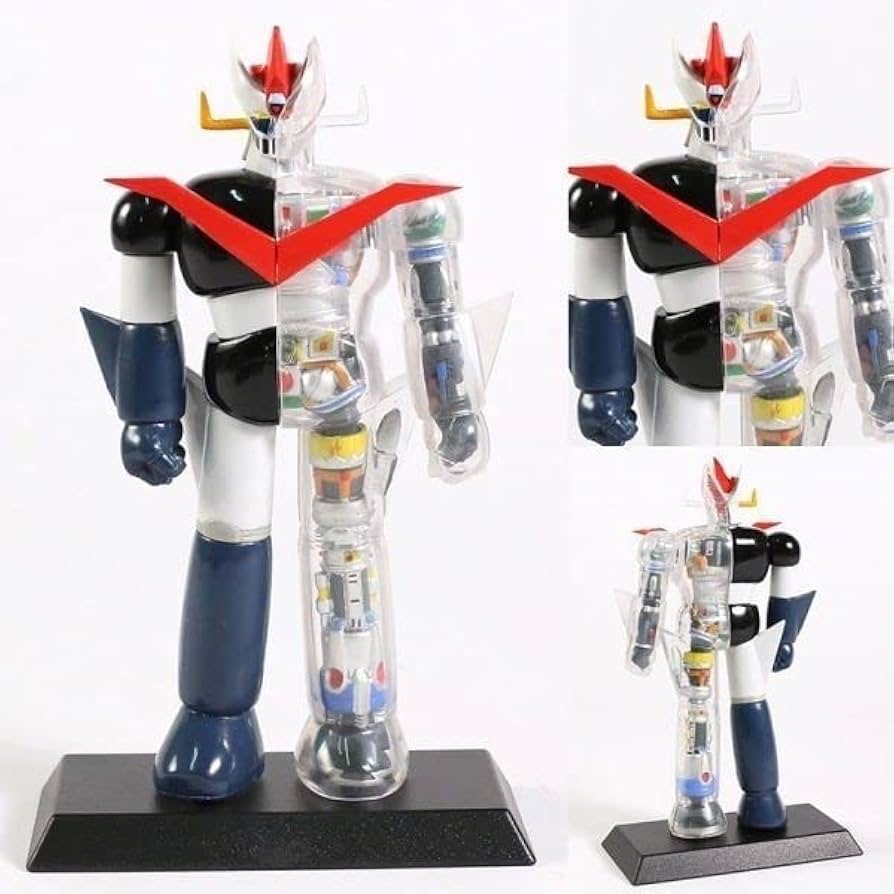 Amazon | マジンガーZ フィギュア ハーフスケルトンVer. PVC 16cm 昭和