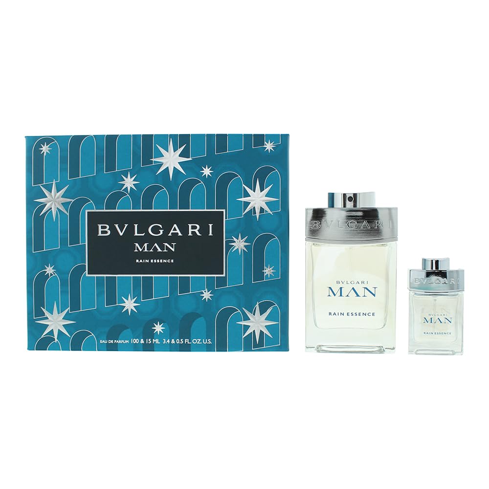 Amazon.com : Bvlgari Man Rain Essence by Bvlgari for Men - 2 Pc