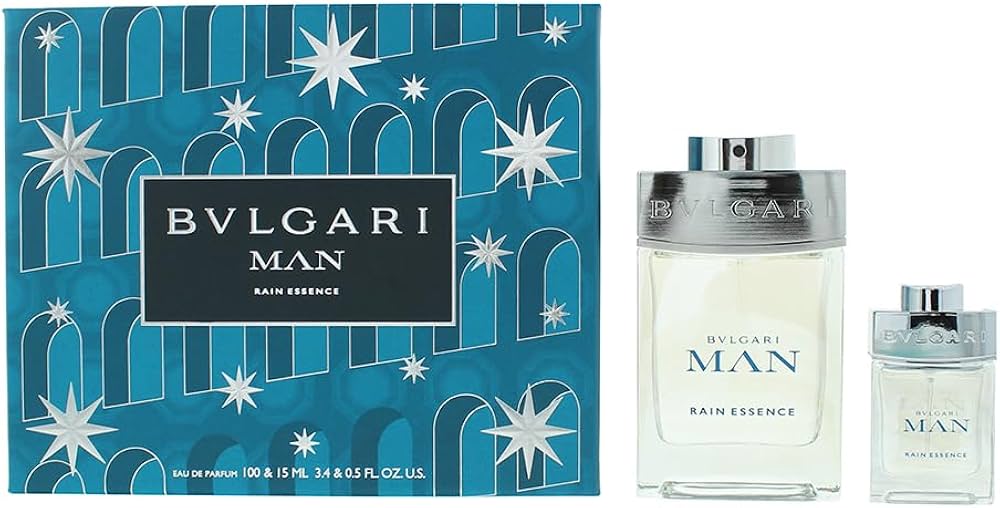 Amazon.com : Bvlgari Man Rain Essence by Bvlgari for Men - 2 Pc