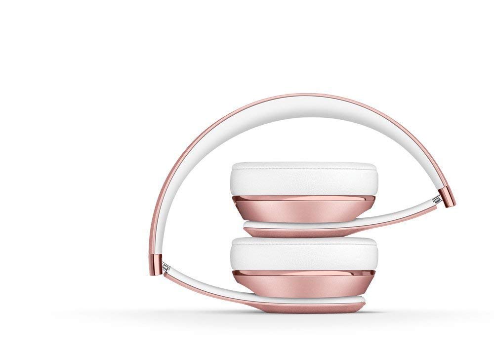 Beats Solo3 Wireless On-Ear Headphones - Rose Gold (Renewed