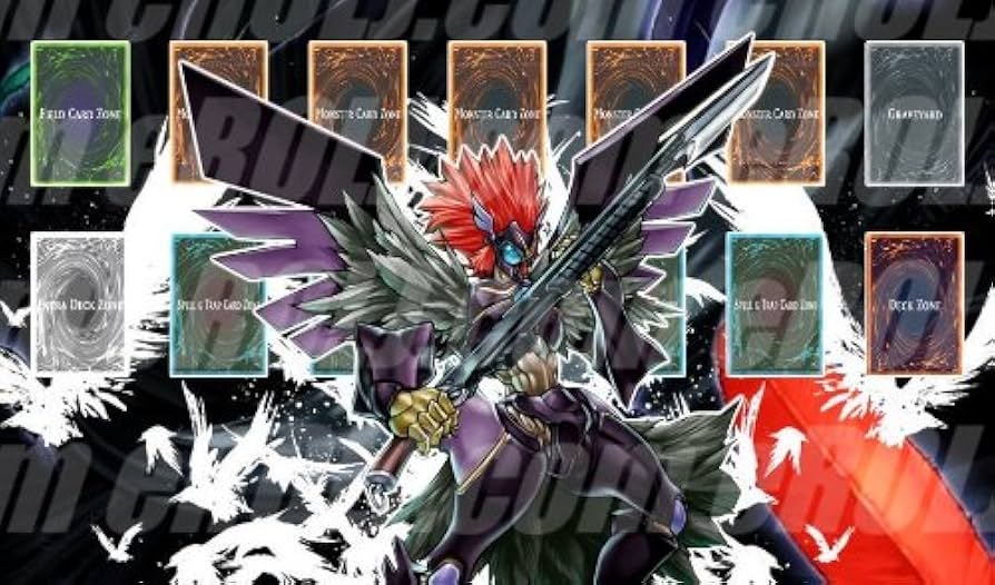 Amazon.co.jp: abcdeplaymat1162 カスタム プレイマット 遊戯王 英語版