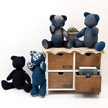 Amazon.co.jp: 小島屋藍染めベア・あいくま剣道素材の刺子織／紺武州正