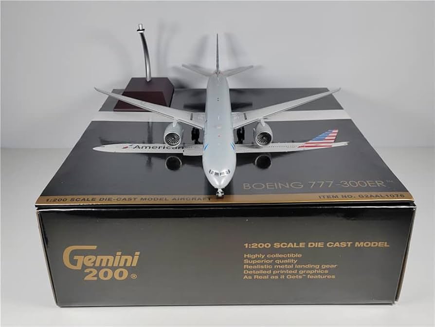 Amazon.com: GeminiJets for American Airlines for Boeing B777-300ER
