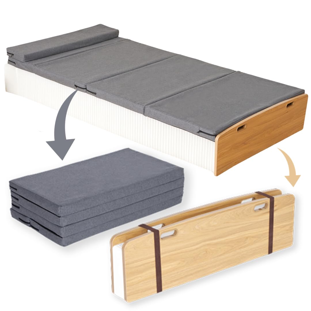 美品 ベット 折り畳み 伸縮性 アコーディオン ペーパーベット-ラッセン