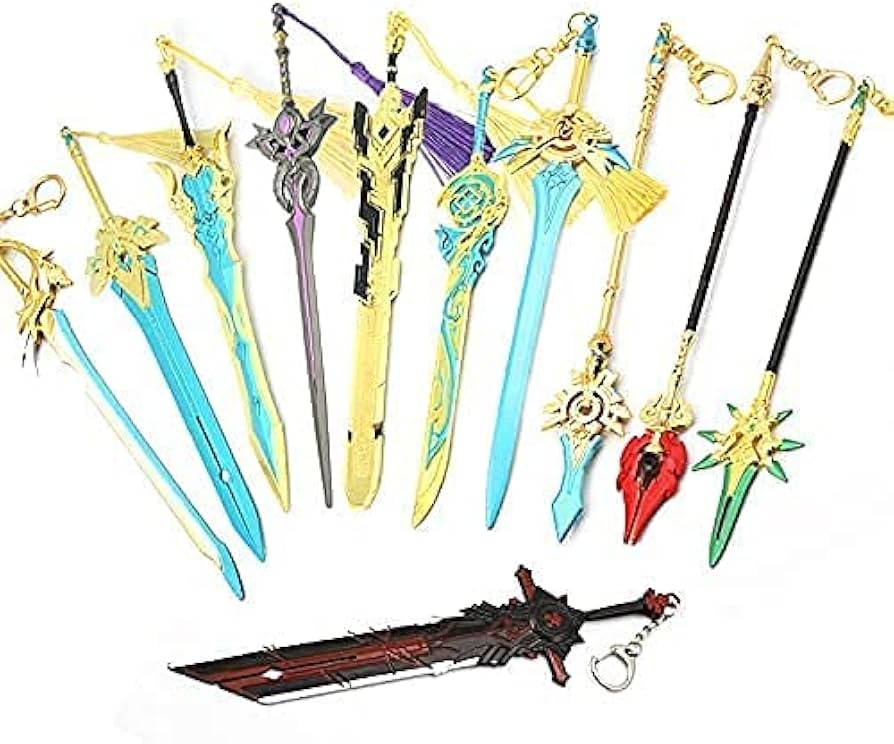 Amazon.co.jp: FOR 原神project キーホルダー 原神 グッズ 天空の刃 星