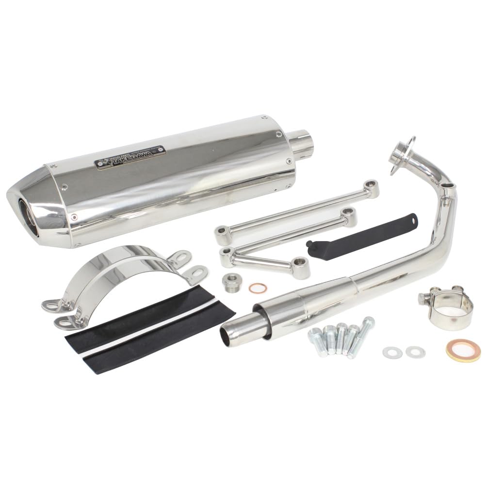 Amazon | スペシャルパーツ武川(TAKEGAWA) コーンオーバルマフラー