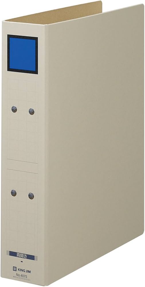 Amazon | キングジム 保存ファイル 4075 A4タテ500枚 | パイプ式